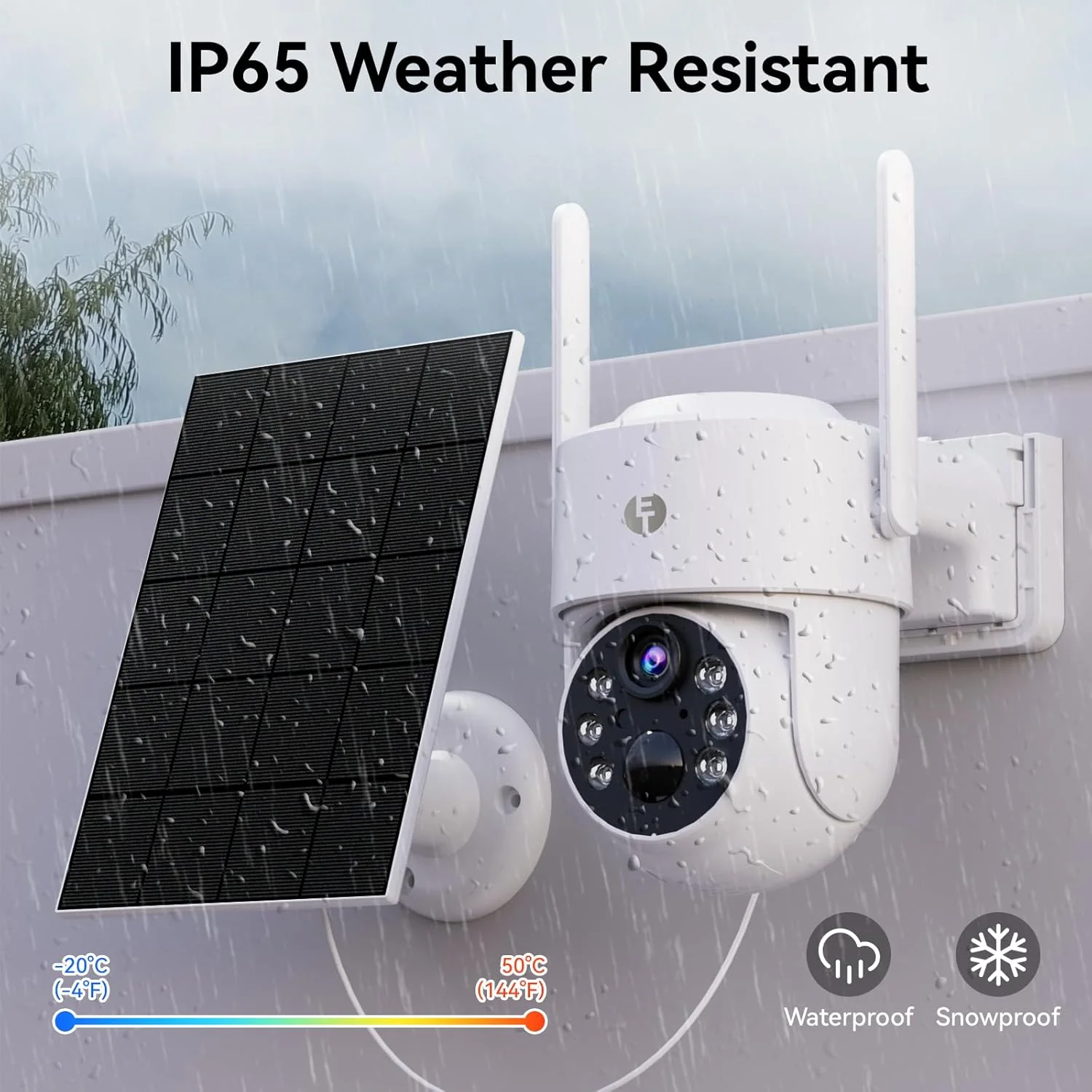 Solar 10.1 Inch Screen Wireless Security camera system CCTV - Image 7