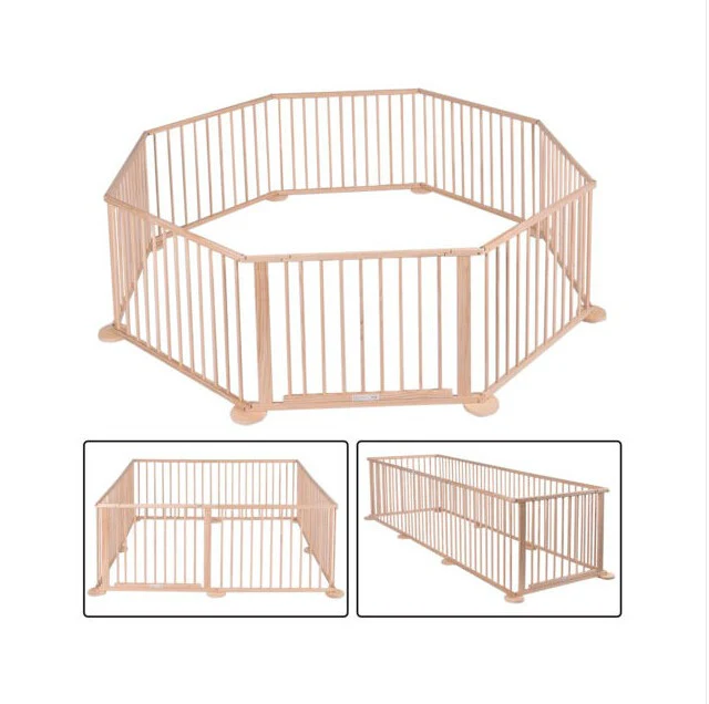 8PC WOODEN BABY PLAYPEN - Image 14