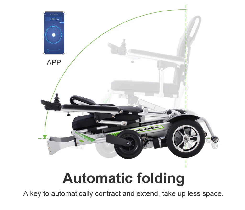 Airwheel H3PC Auto-Folding Electric Wheelchair - Image 9