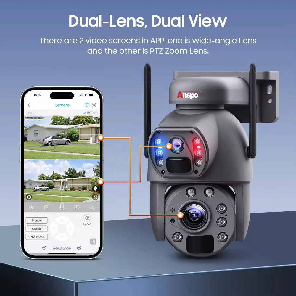 Dual camera 4G SIM SOLAR security camera wireless free batteries with 64GB card - Image 3