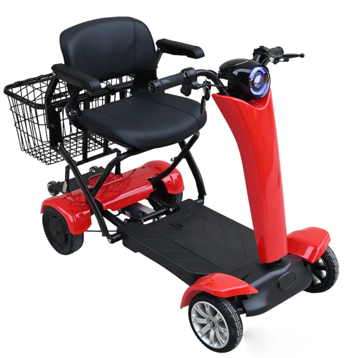 Auto-Folding 4-Wheel Electric Mobility Scooter – Compact & Portable - Image 5