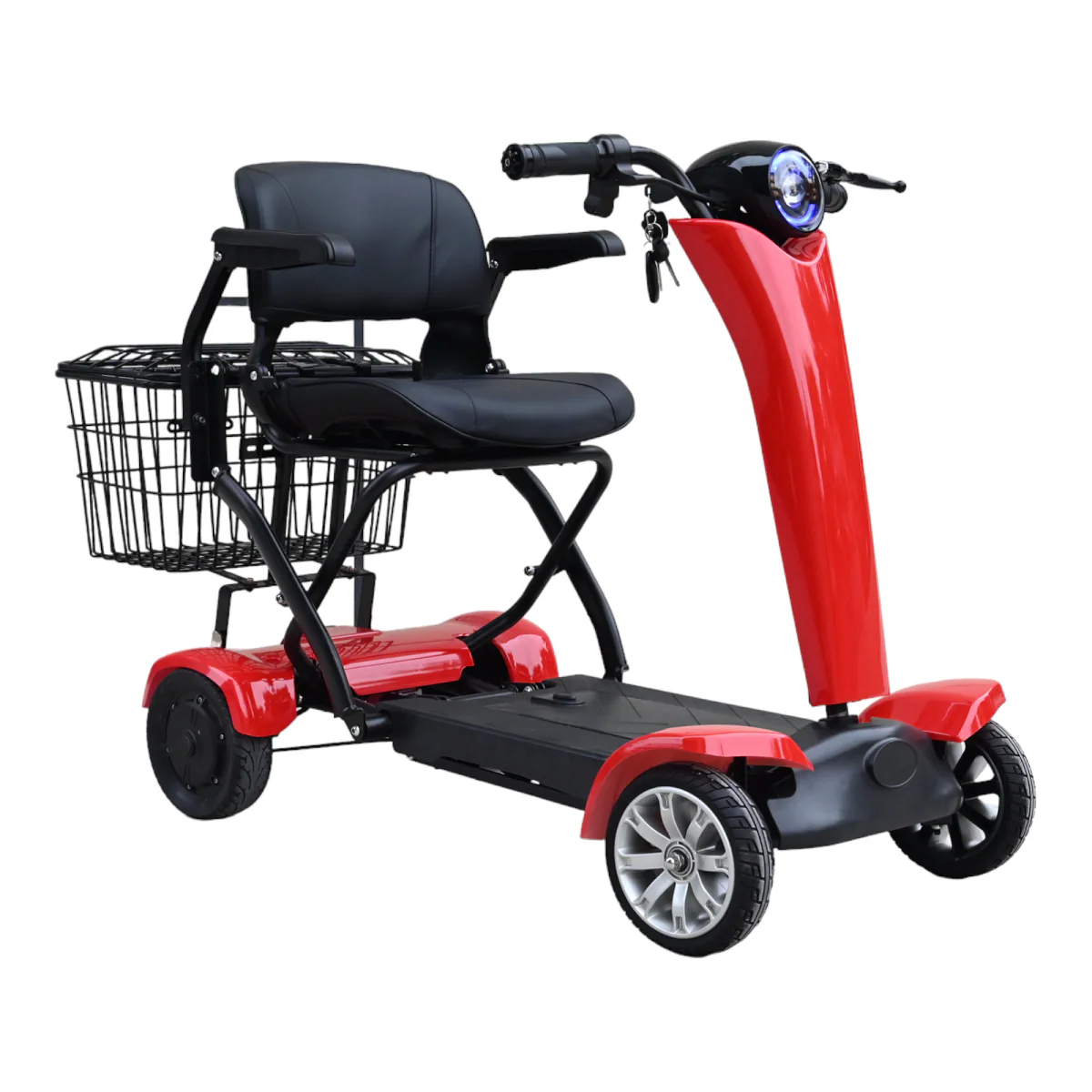 Auto-Folding 4-Wheel Electric Mobility Scooter – Compact & Portable - Image 6