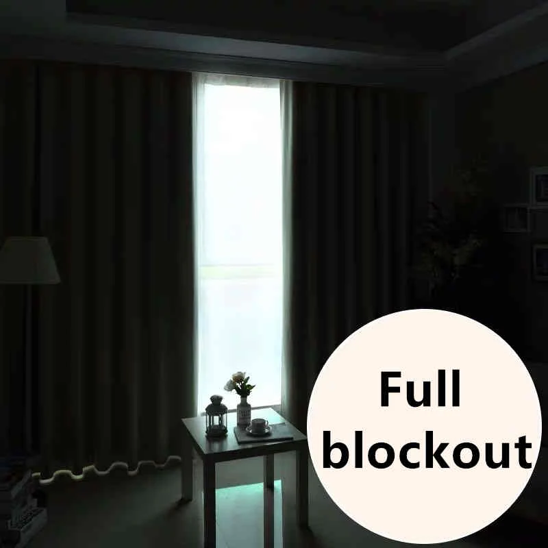 100% Blockout Blue Readymade Curtain drapes – 8 sizes - Image 3