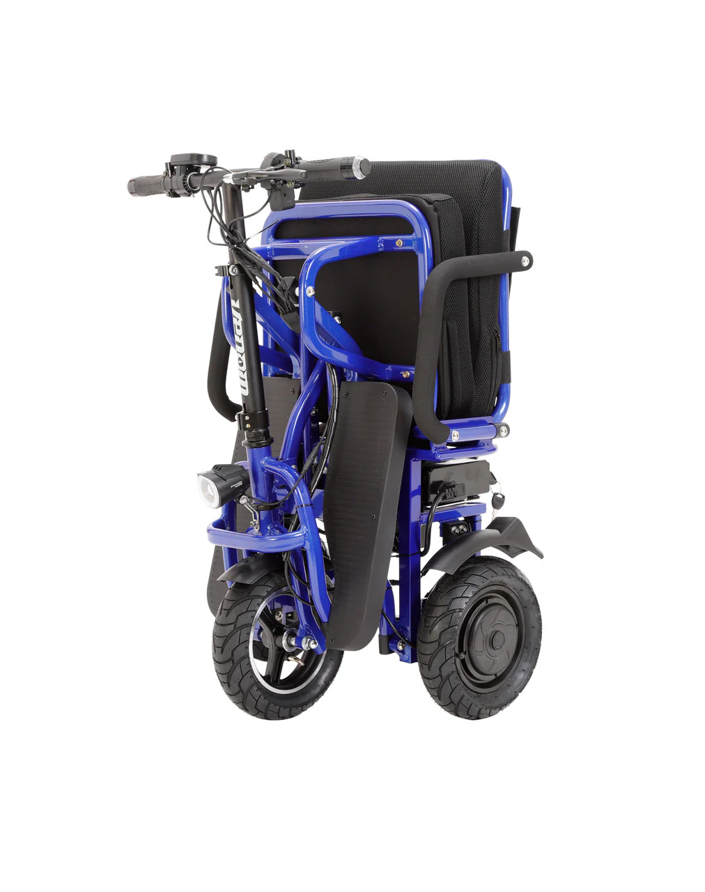 Foldable 3 wheel electric scooter mobility scooter Blue - Image 3
