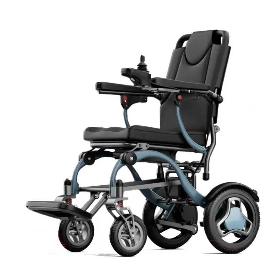Ultra Light Folding Electric Wheelchair MK9005 Grey - Image 7