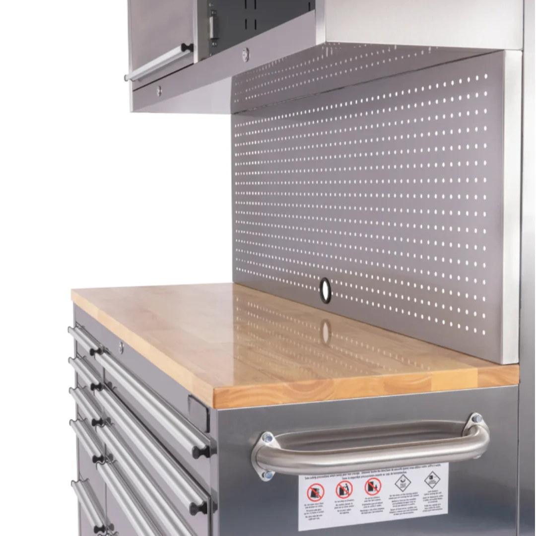 55 Inch 12 Drawers Stainless Steel Tool Chest workbench - Image 3
