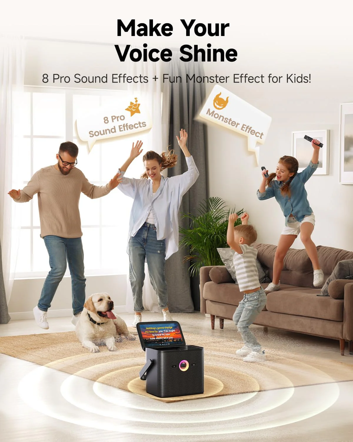 Ikarao S3 Karaoke Machine System With 7″ Touch Screen Wireless Mic - Image 6