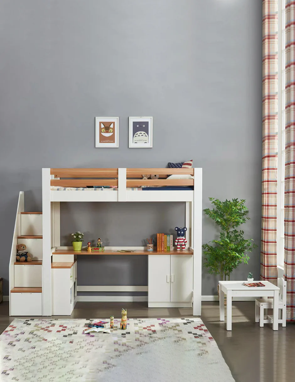 Loft Bed Bunk Bed With Desk - Image 8