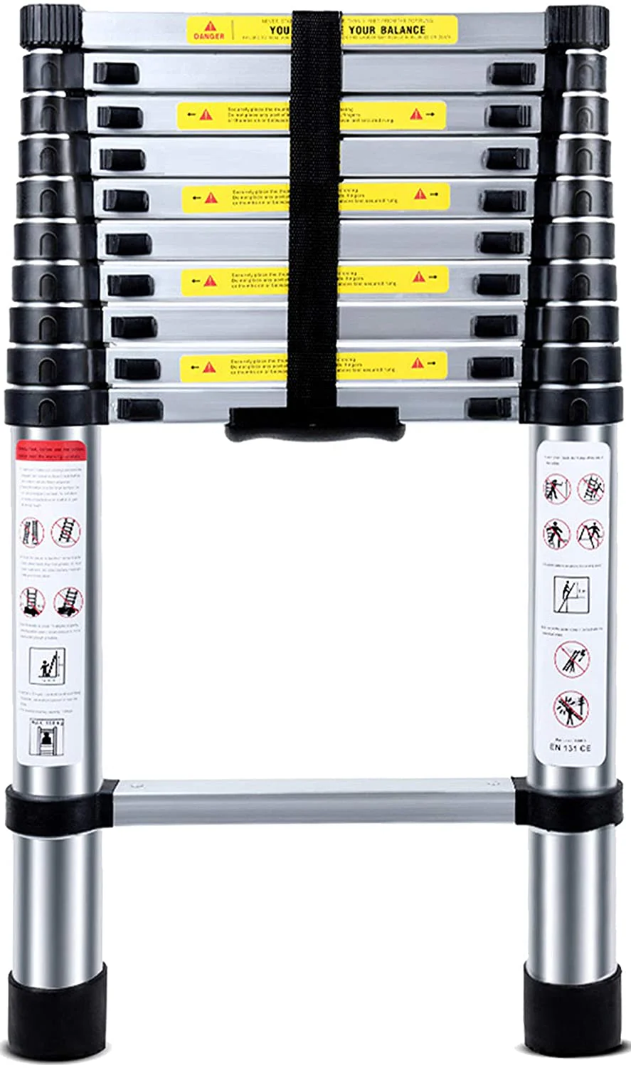 Ladder Telescopic Aluminium Extension Ladder 3.2m - Image 4