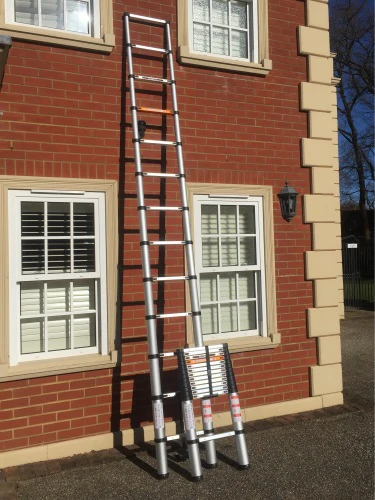 Ladder Telescopic Aluminium Extension Ladder 3.2m - Image 6