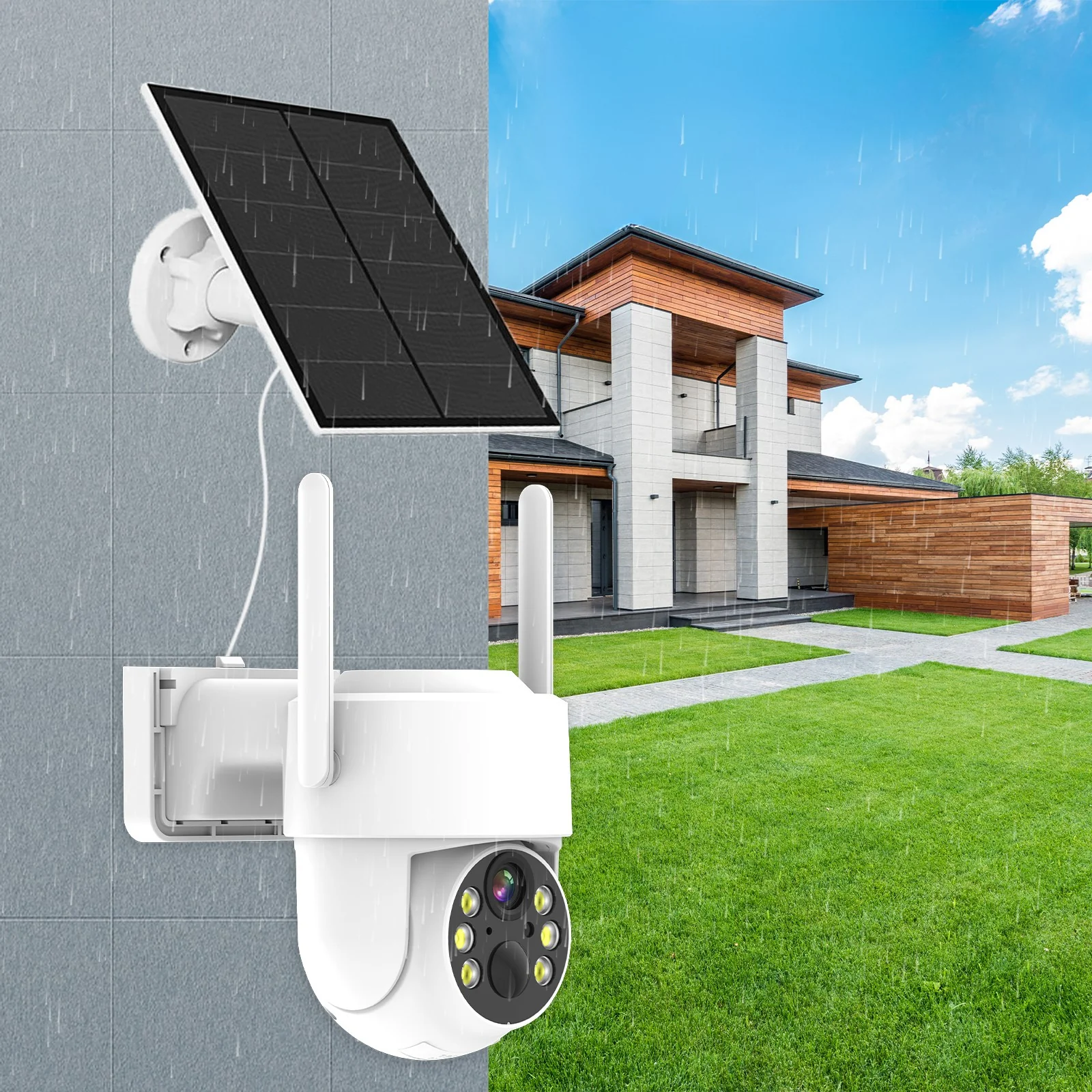 Wireless Security Camera SOLAR WIFI and battery powered free batteries and 64GB storage card - Image 5