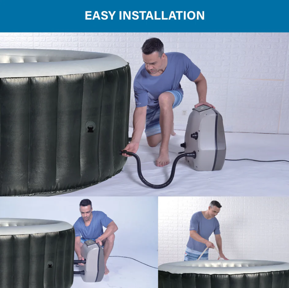 Avenli SPA London Portable Spa Heating Filtration System Inflatable Spa - Image 6