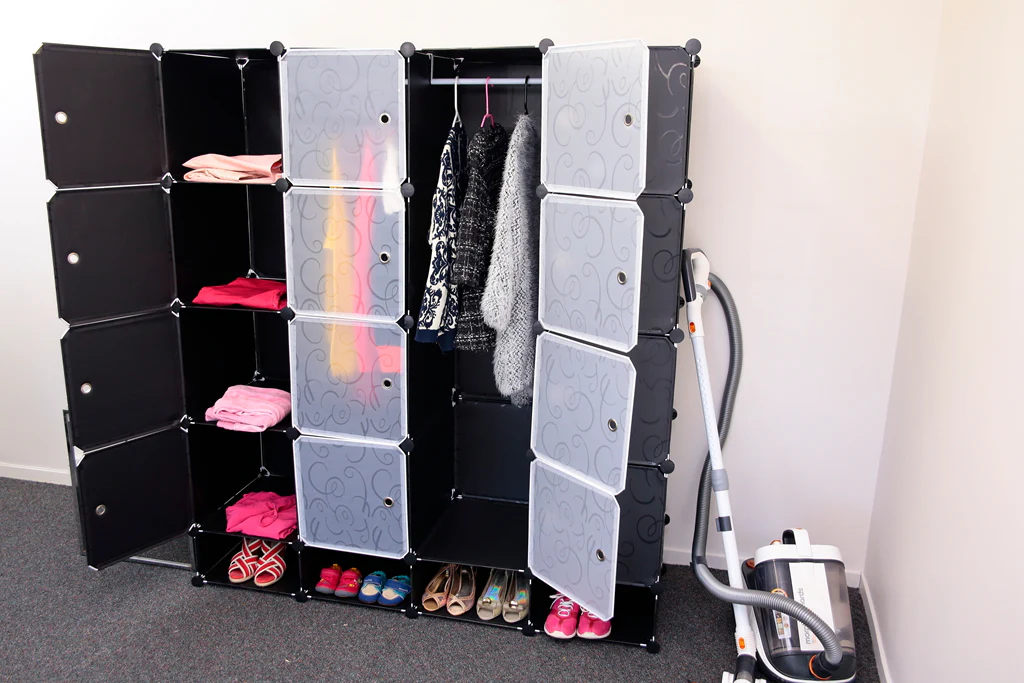 Wardrobe organiser storage with shoes cabinet Y1 - Image 3