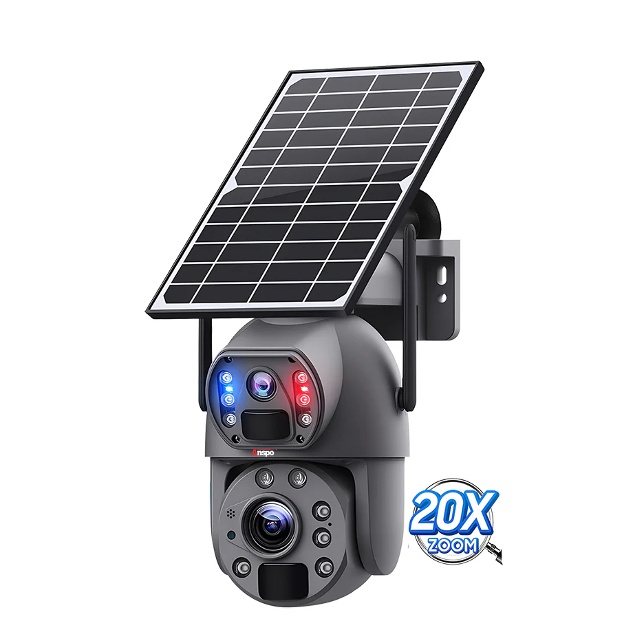 Dual camera WIFI SOLAR security camera wireless free batteries with 64GB card - Image 13