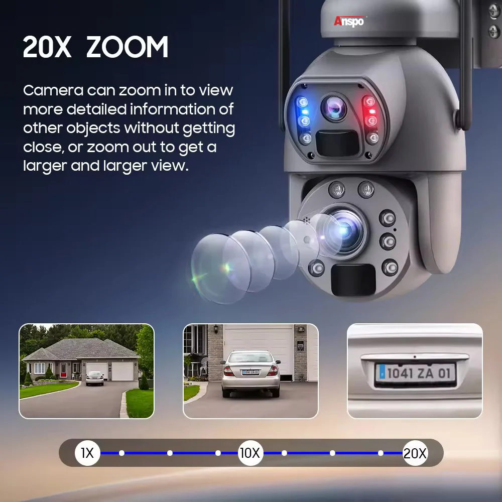 Dual camera WIFI SOLAR security camera wireless free batteries with 64GB card - Image 4